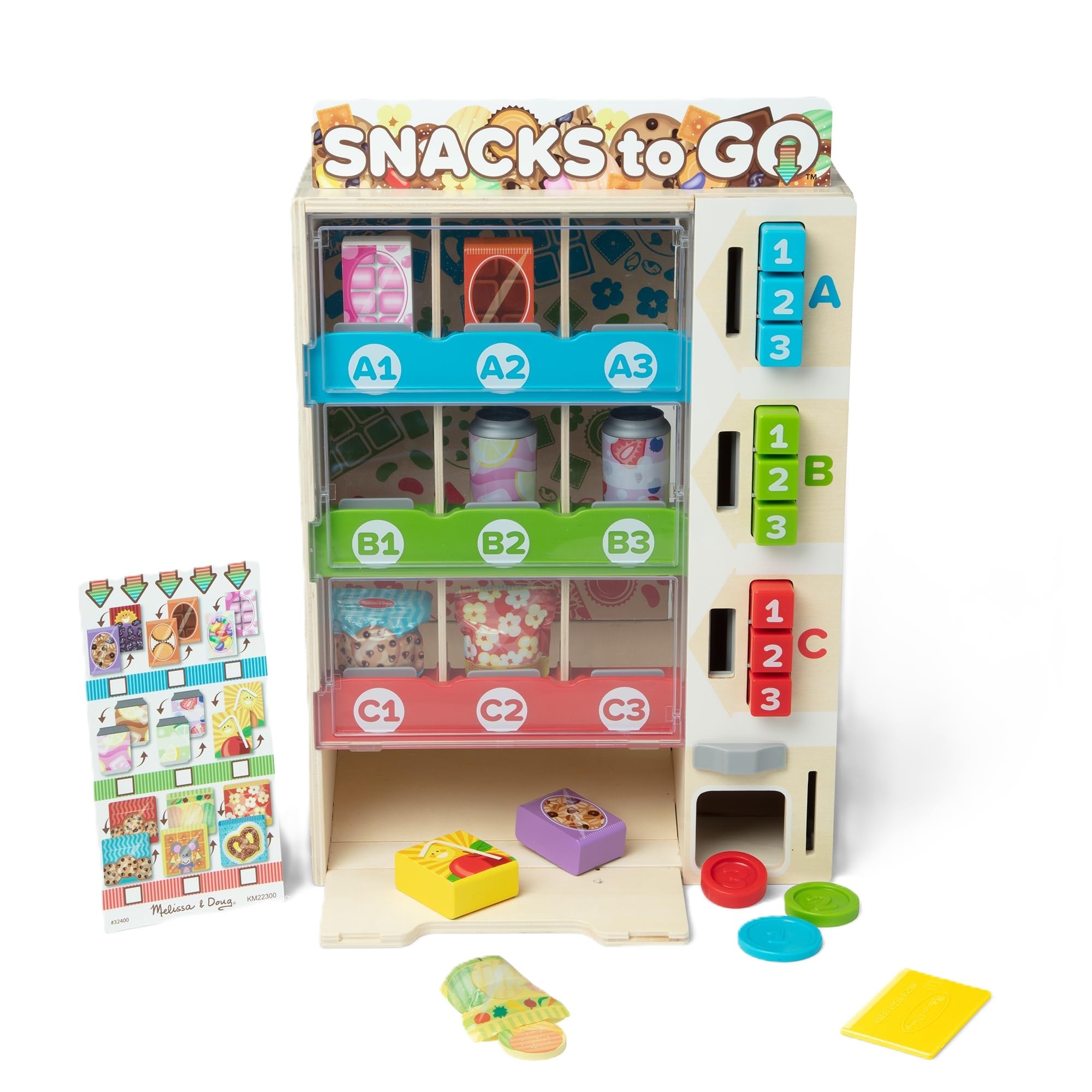 Illustrative example of melissa.and doug vending machine