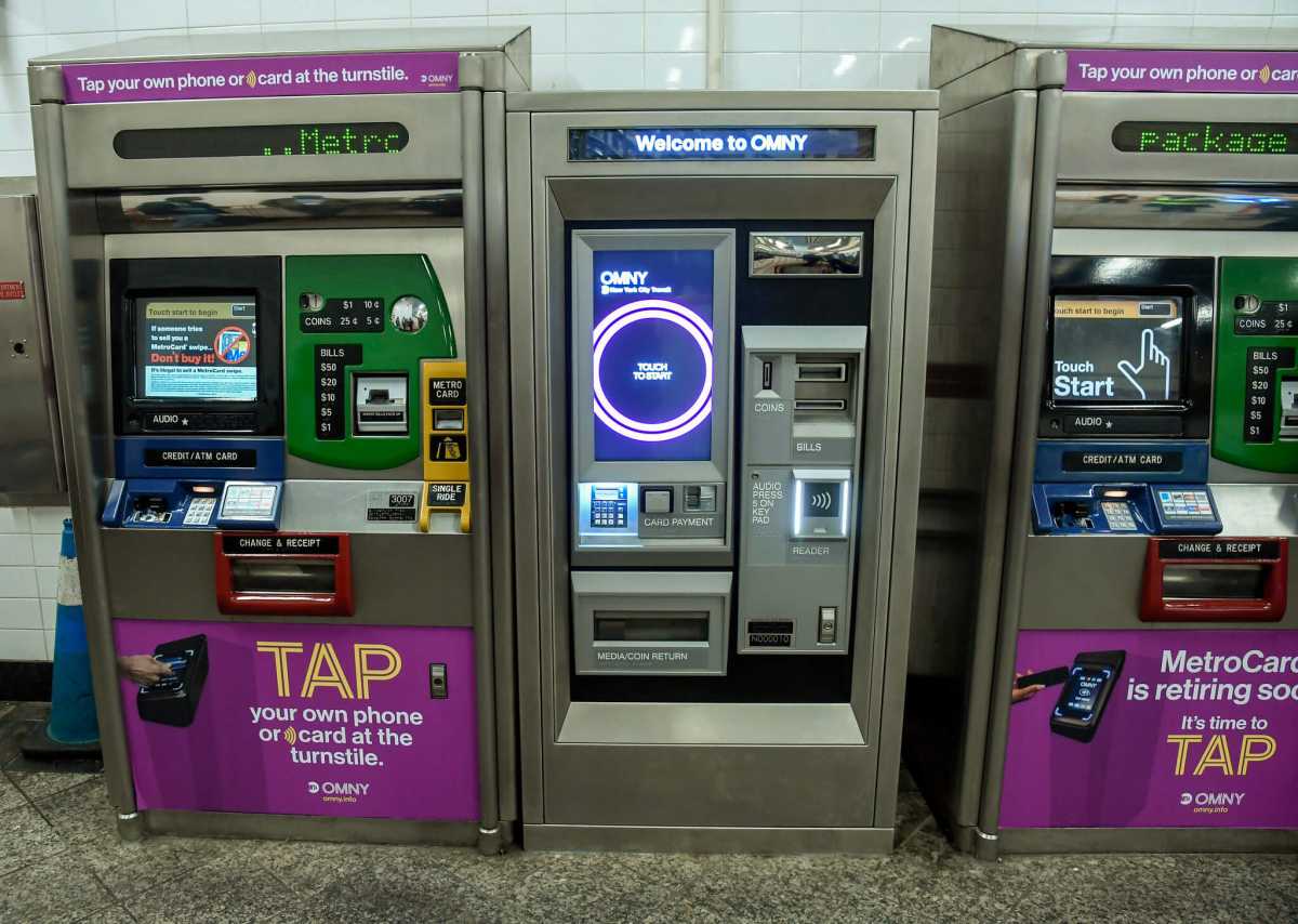 Illustrative example of metrocard vending machine