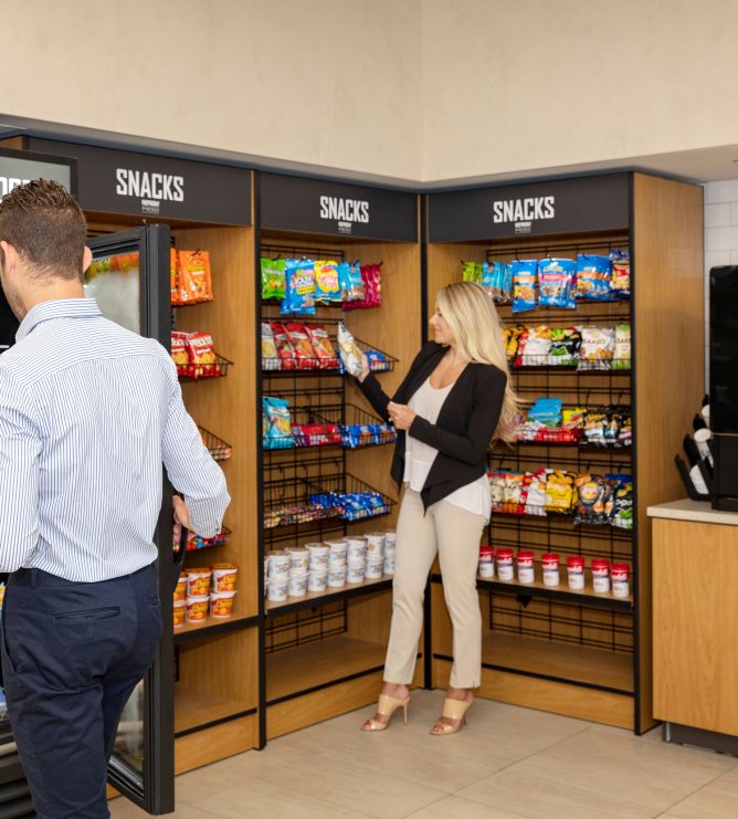 Illustrative example of micro market vending machine