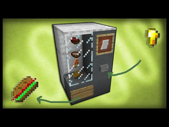 Illustrative example of minecraft vending machine