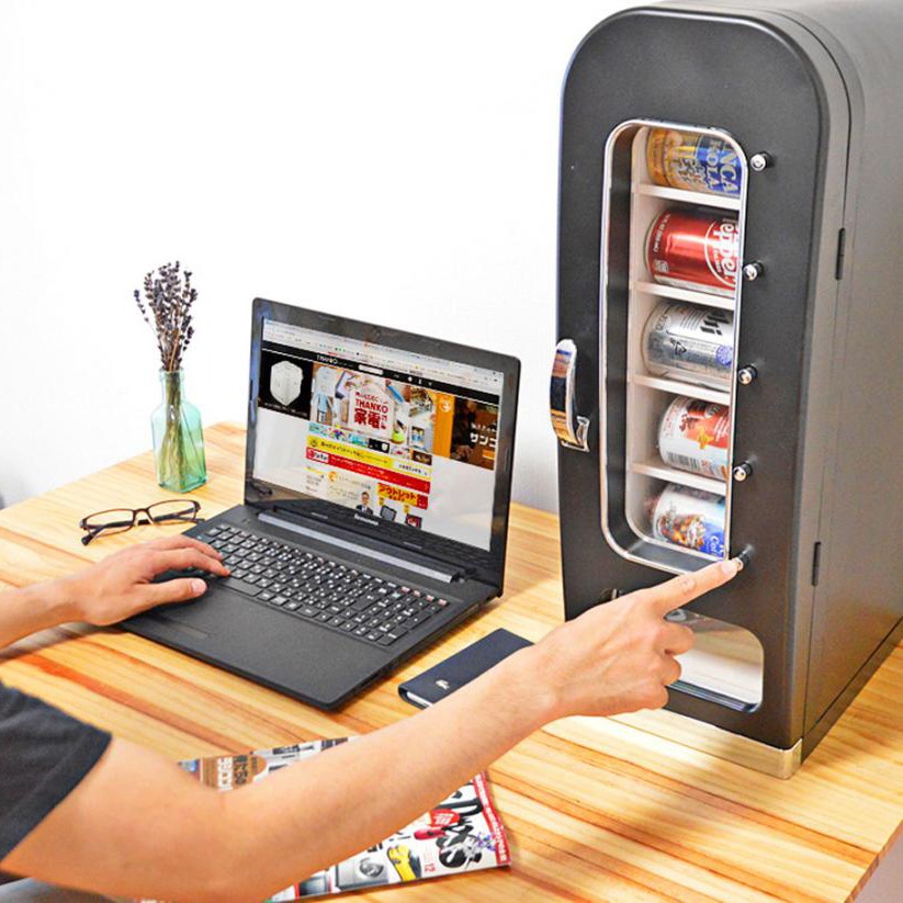 Illustrative example of mini vending machine for home