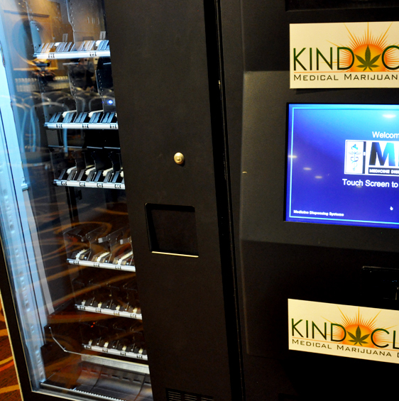 Illustrative example of mmj vending machine