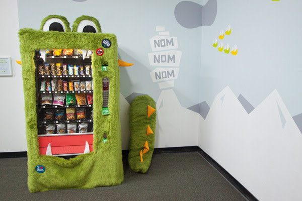 Illustrative example of monster vending machine