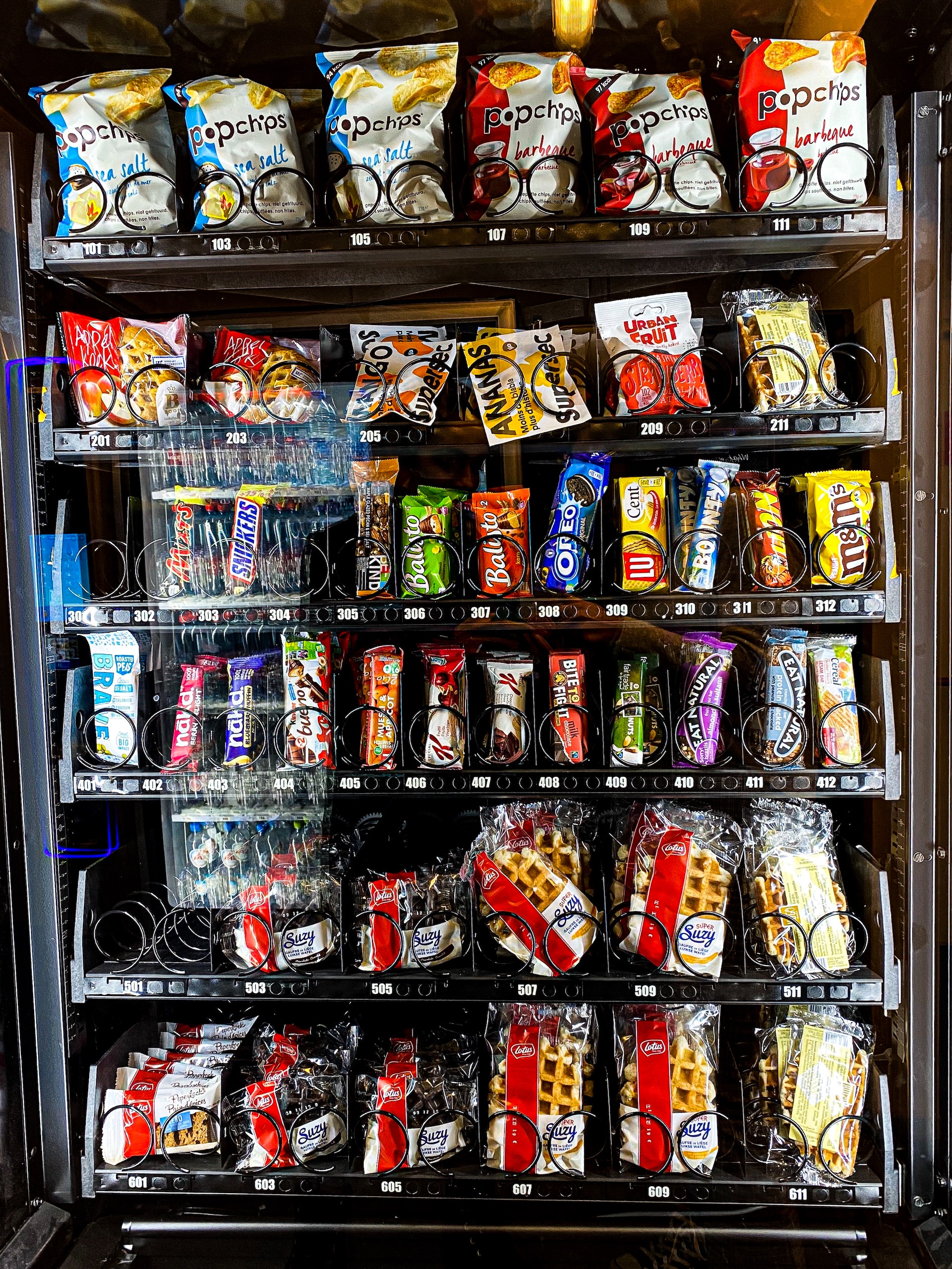 Illustrative example of most profitable vending machines