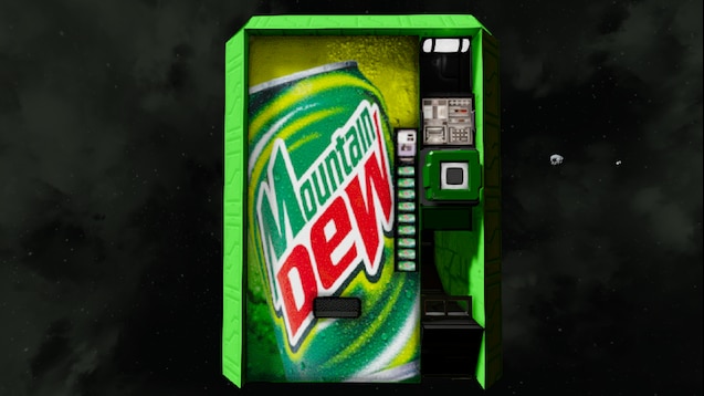 Illustrative example of mountain dew vending machine