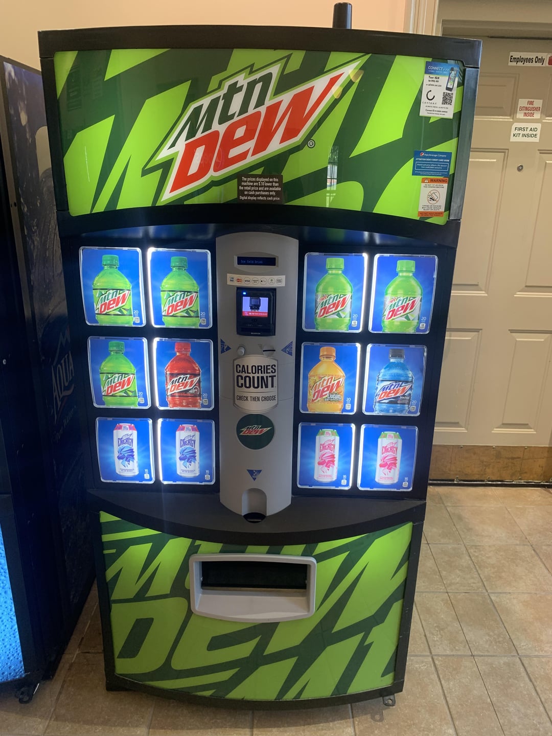 Illustrative example of mountain dew vending machine