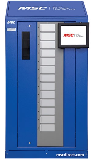Illustrative example of msc industrial supply vending machines