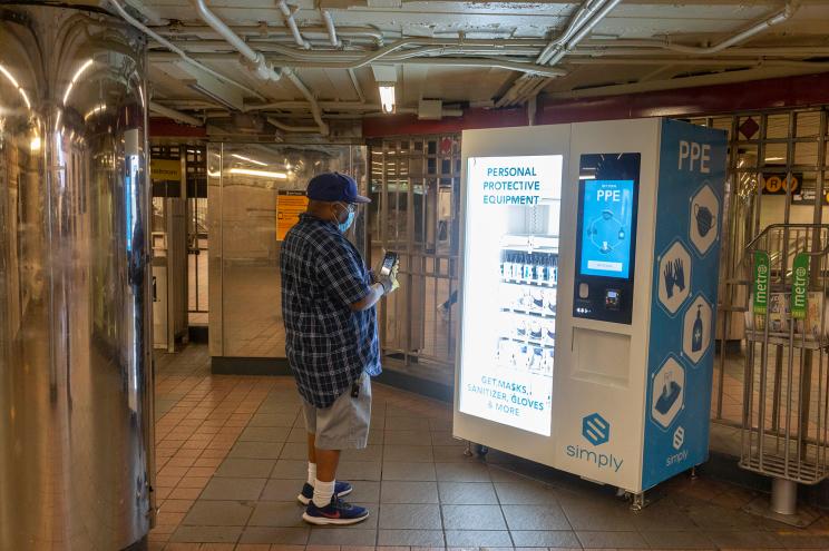 Illustrative example of mta vending machines