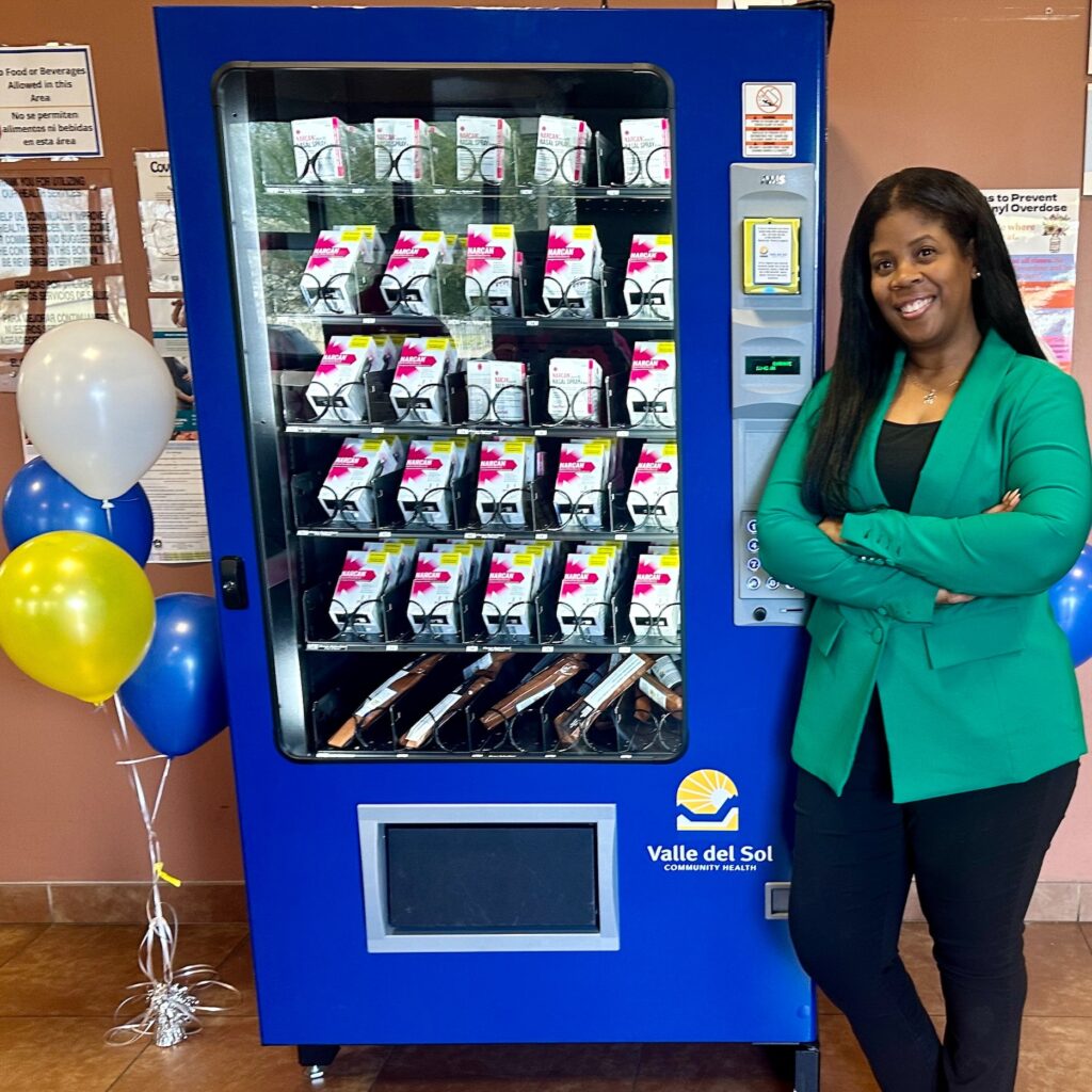 Illustrative example of narcan vending machine near me