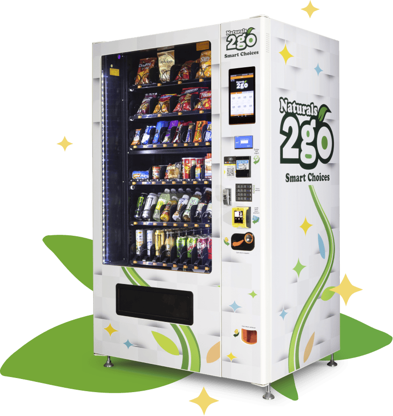 Illustrative example of naturals2go vending machine