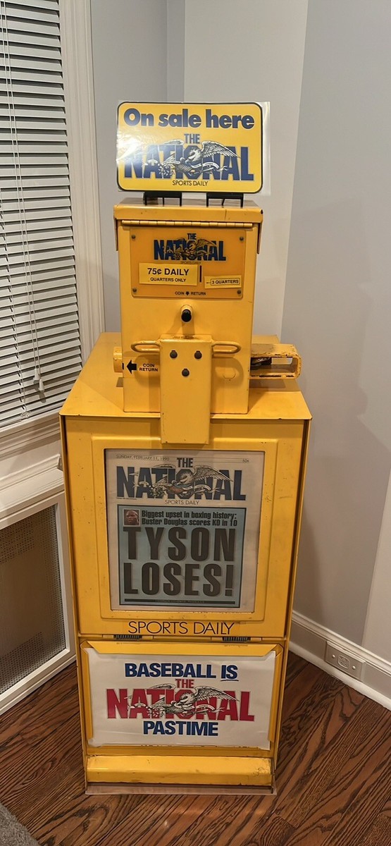 Illustrative example of newspaper vending machine for sale