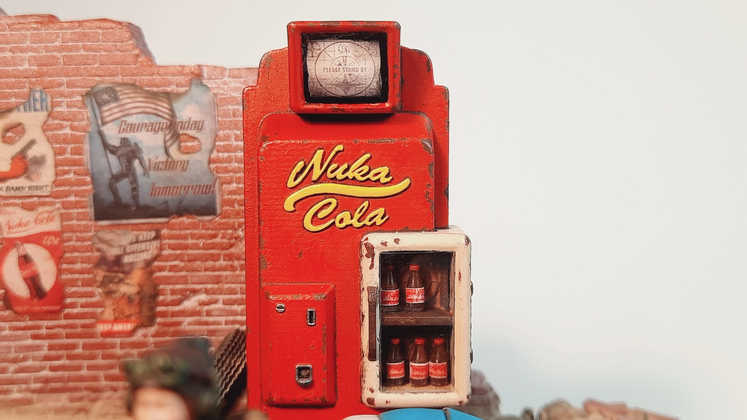 Illustrative example of nuka cola vending machine