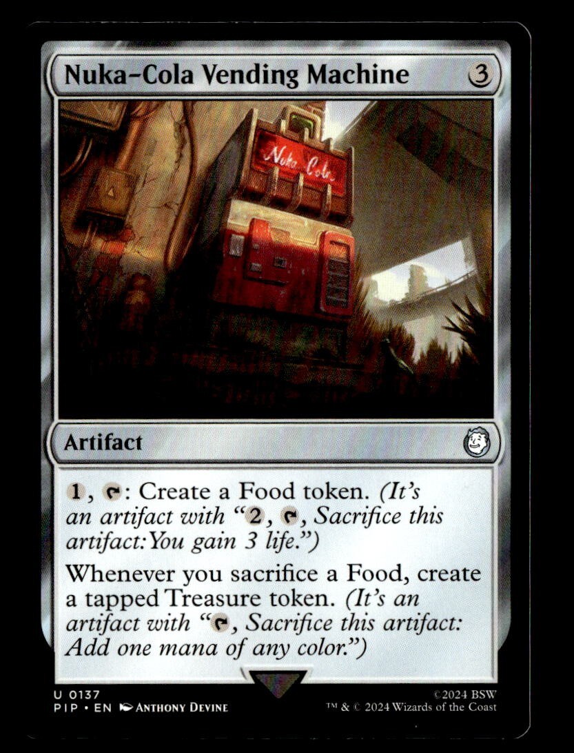 Illustrative example of nuka cola vending machine mtg