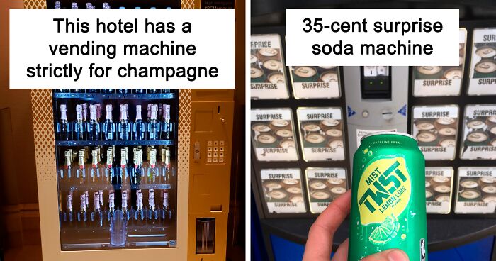 Illustrative example of odd vending machines