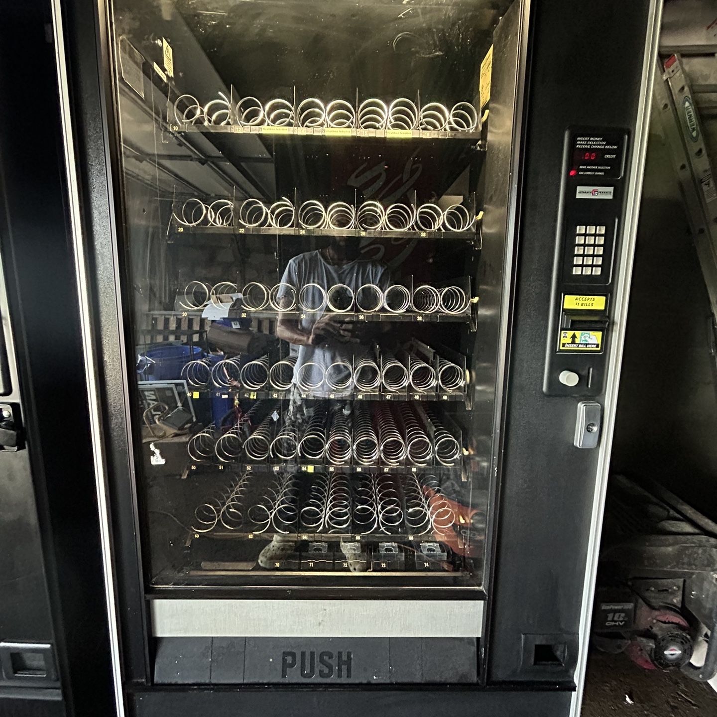 Illustrative example of offer up vending machine