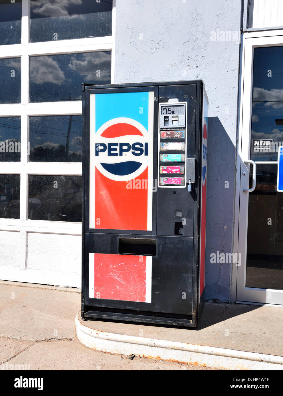 Illustrative example of old pepsi vending machine