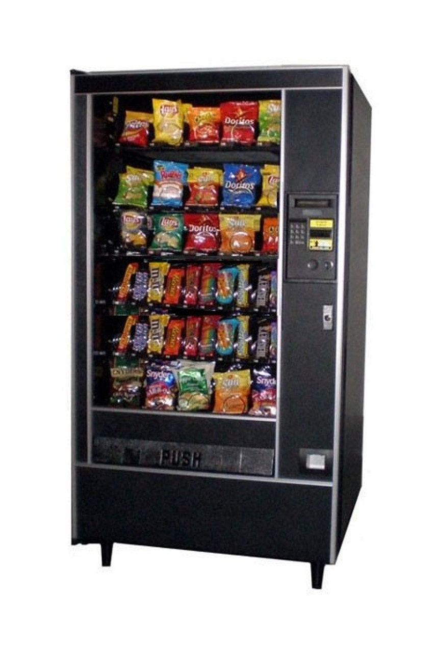 Illustrative example of old snack vending machine