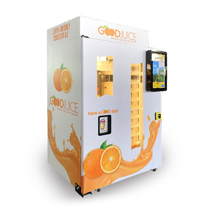 Illustrative example of orange juice vending machine
