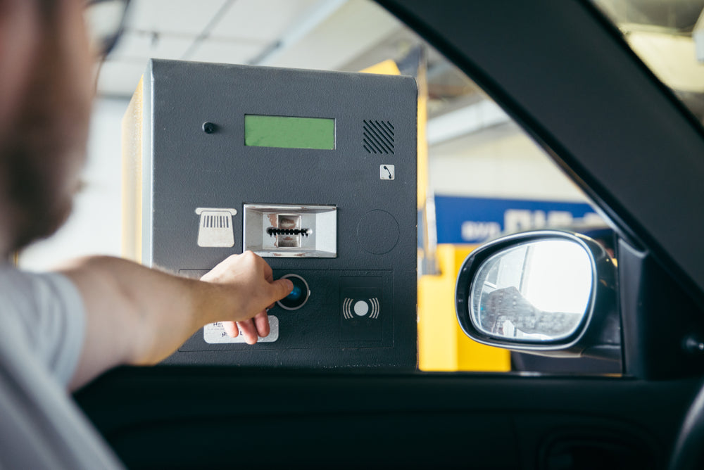 Illustrative example of parking ticket vending machine