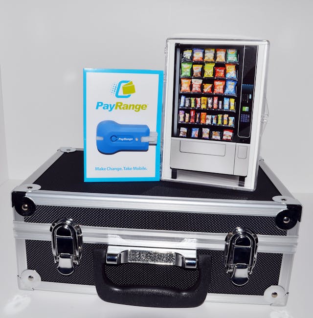 Illustrative example of payrange vending machine
