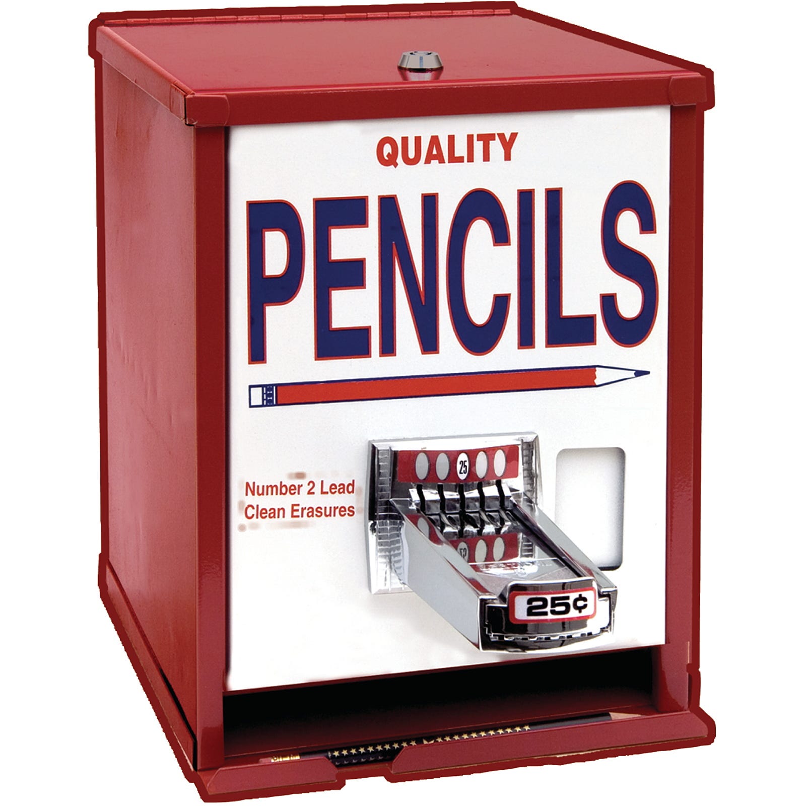 Illustrative example of pencil vending machine