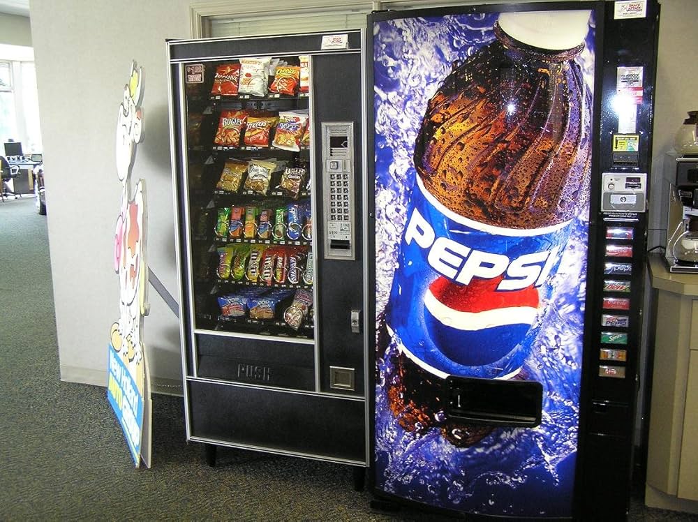 Illustrative example of pepsi vending machine