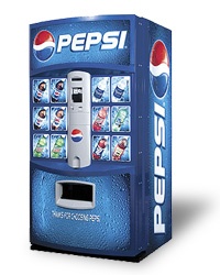 Illustrative example of pepsi vending machine service