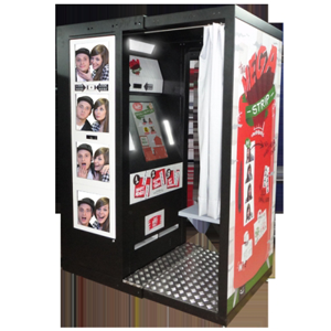 Illustrative example of photo booth vending machine