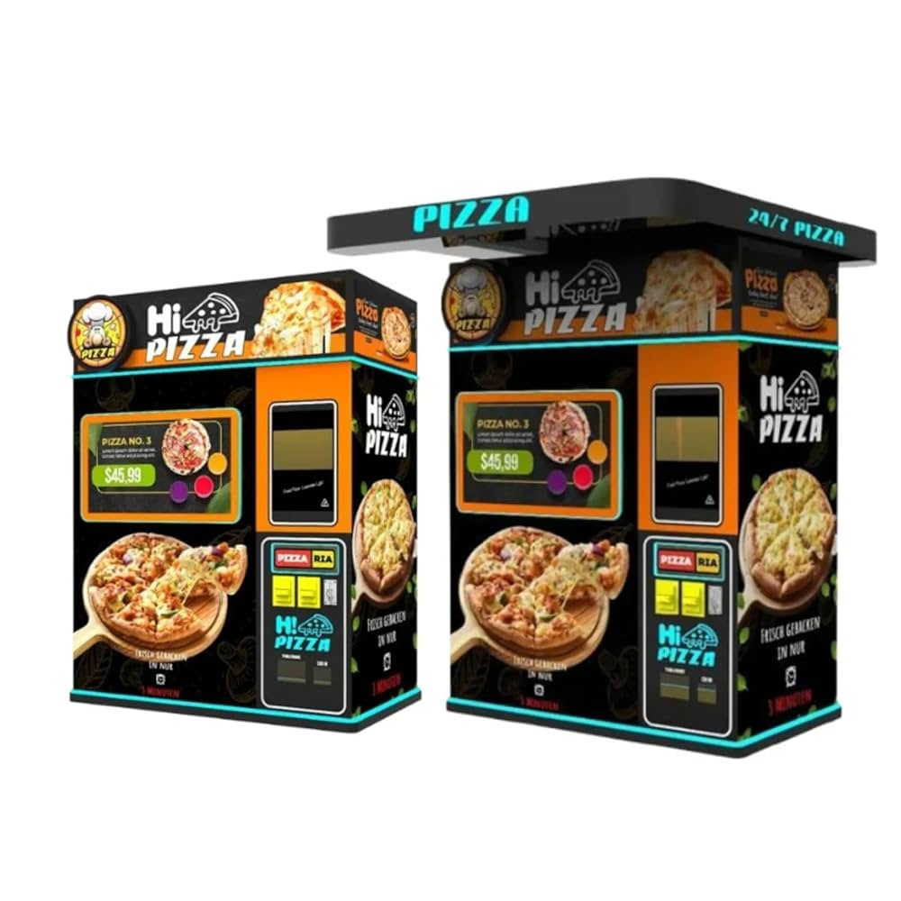 Illustrative example of pizza vending machine for sale