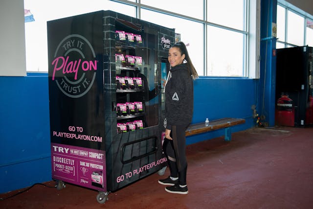 Illustrative example of play vending machine