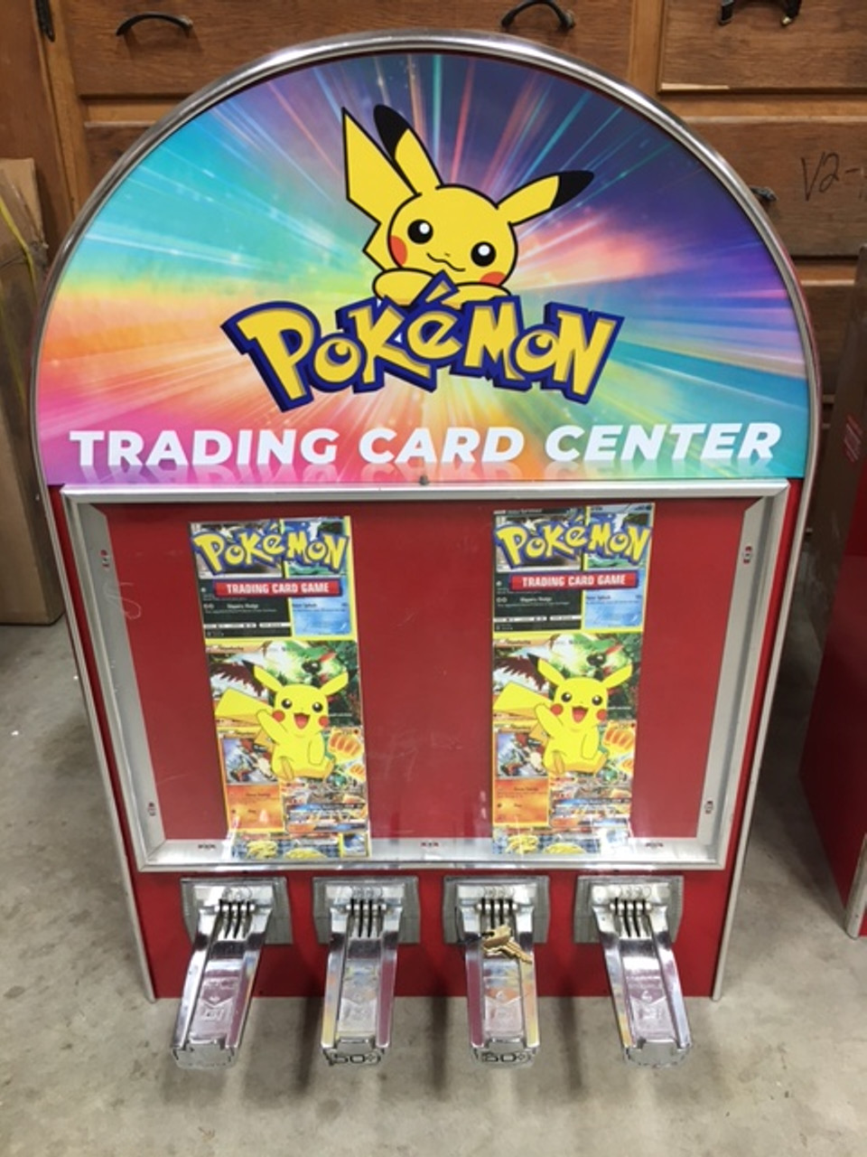 Illustrative example of pokemon card vending machine