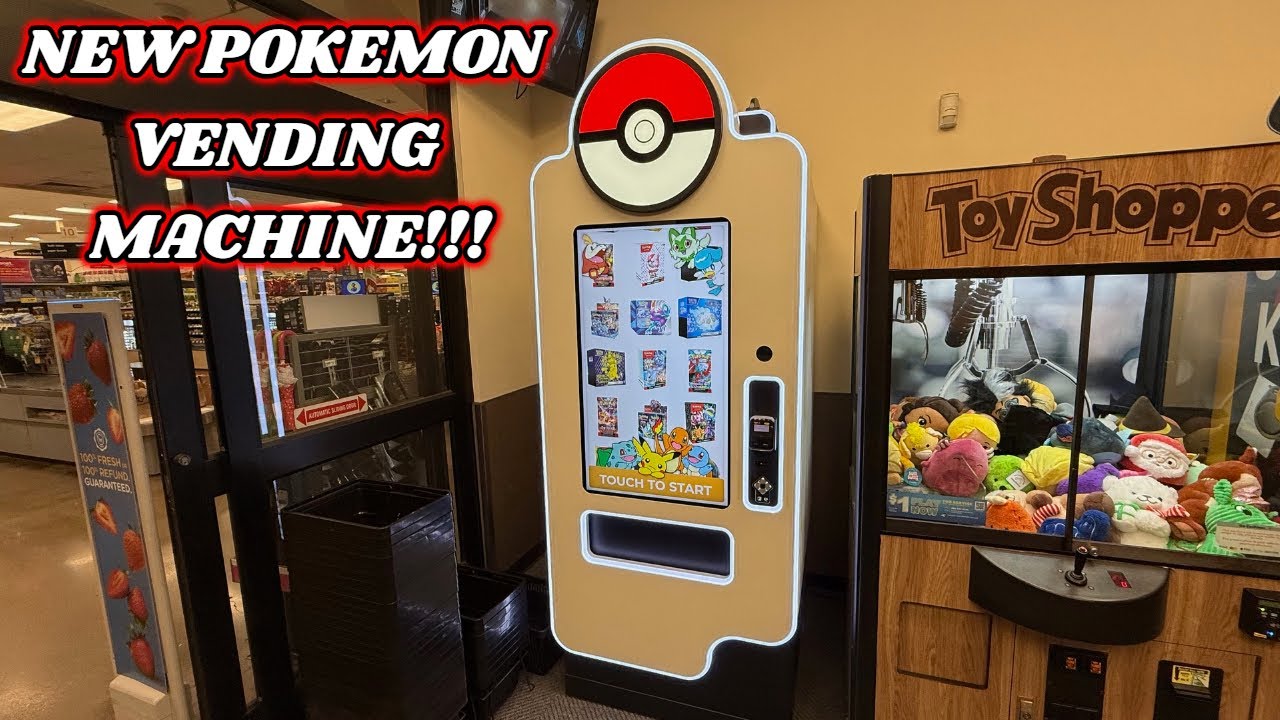 Illustrative example of pokemon tcg vending machines