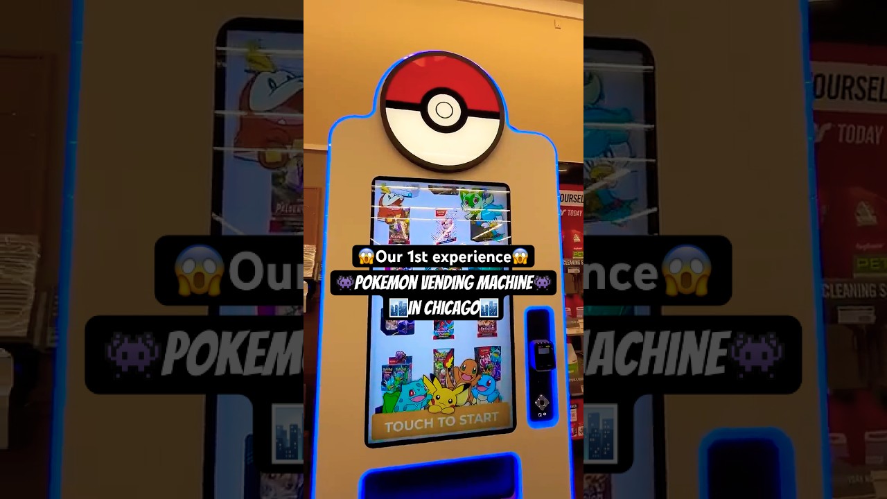 Illustrative example of pokemon vending machine chicago