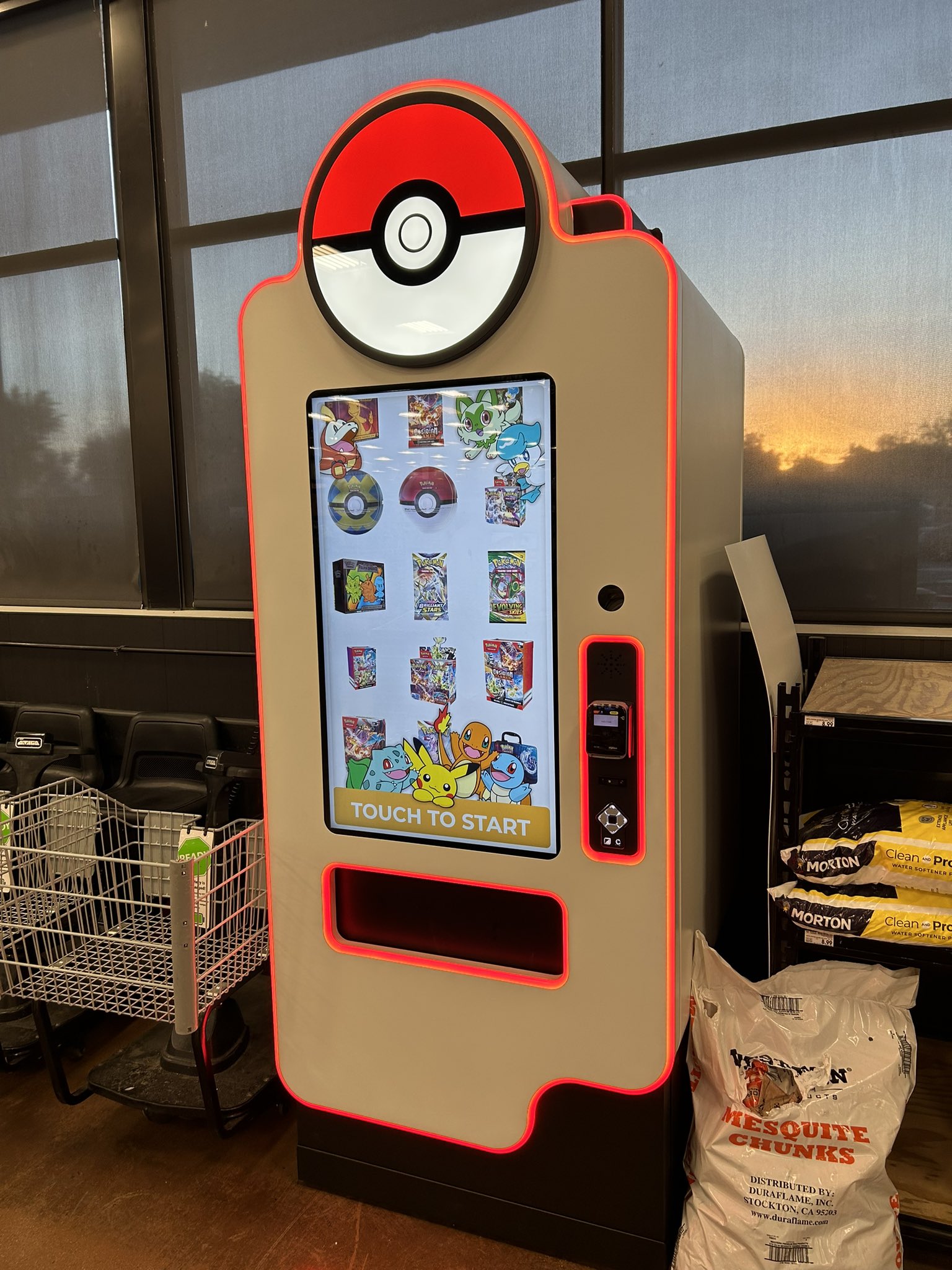 Illustrative example of pokemon vending machine list