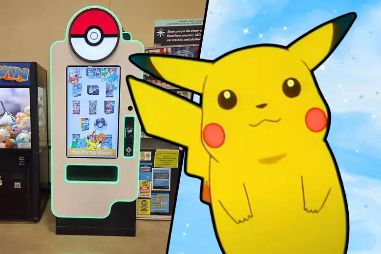 Illustrative example of pokemon vending machine massachusetts