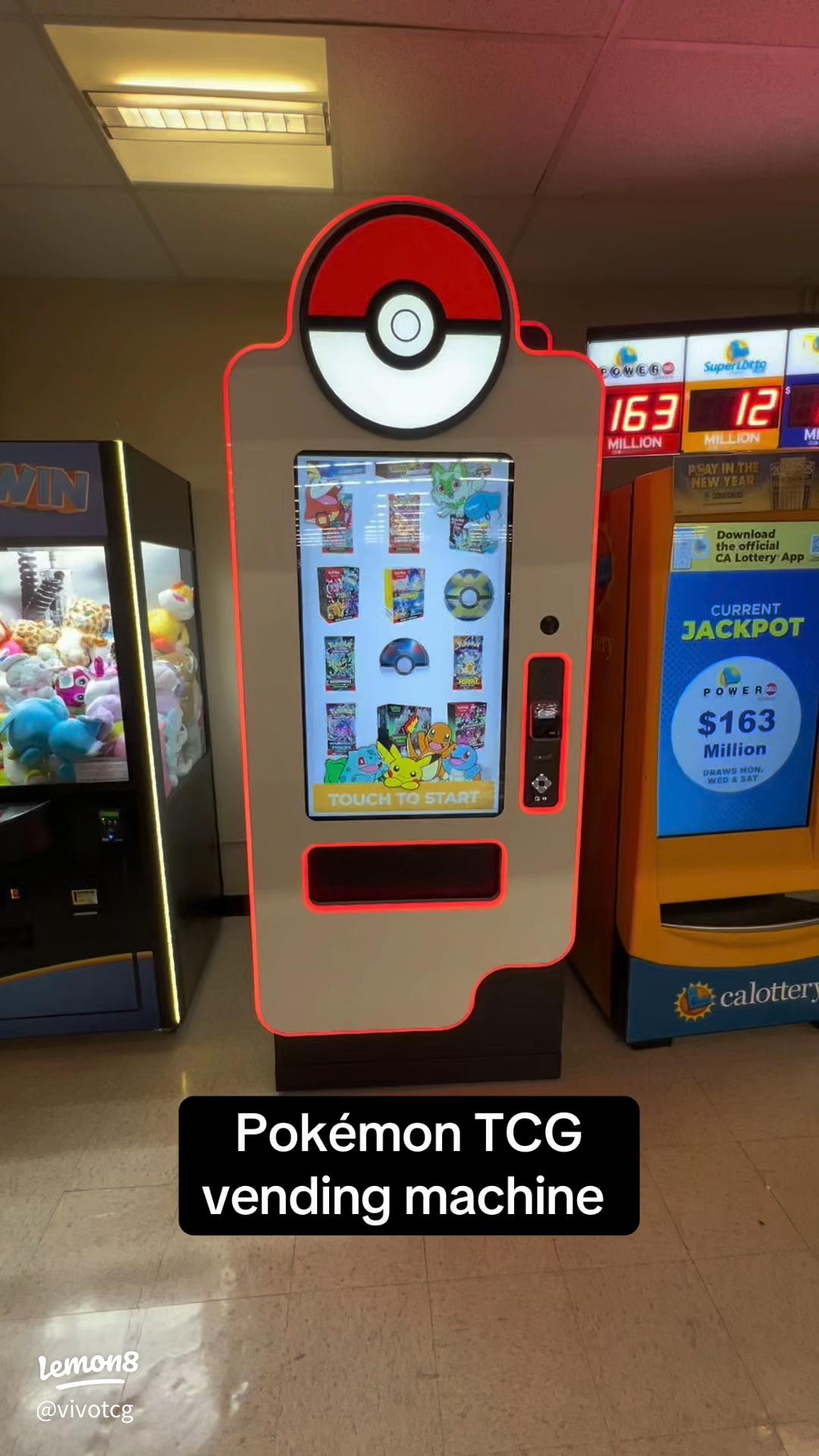 Illustrative example of pokemon vending machine new jersey