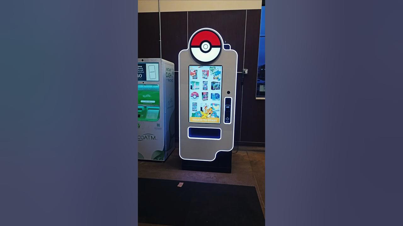 Illustrative example of pokemon vending machine new jersey
