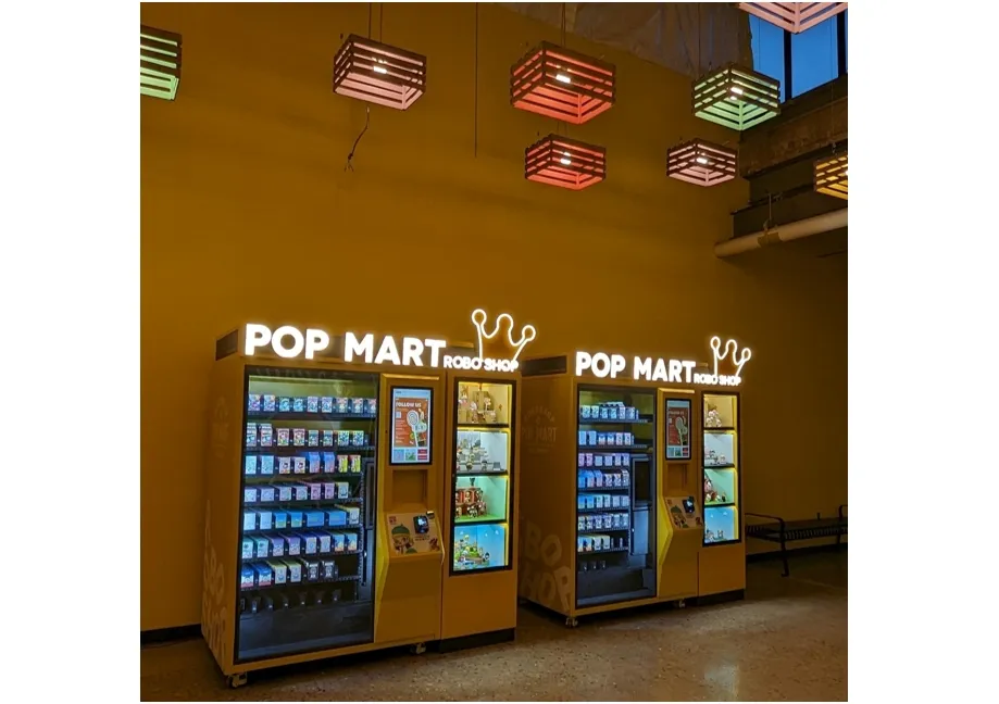 Illustrative example of pop mart vending machine near me