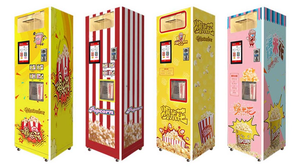 Illustrative example of popcorn vending machine
