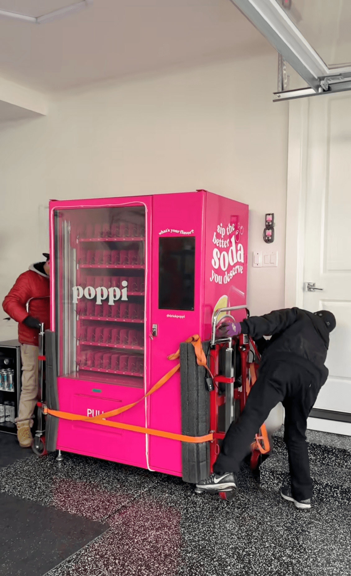Illustrative example of poppi vending machine price