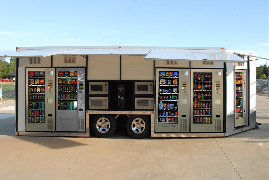 Illustrative example of portable vending machine