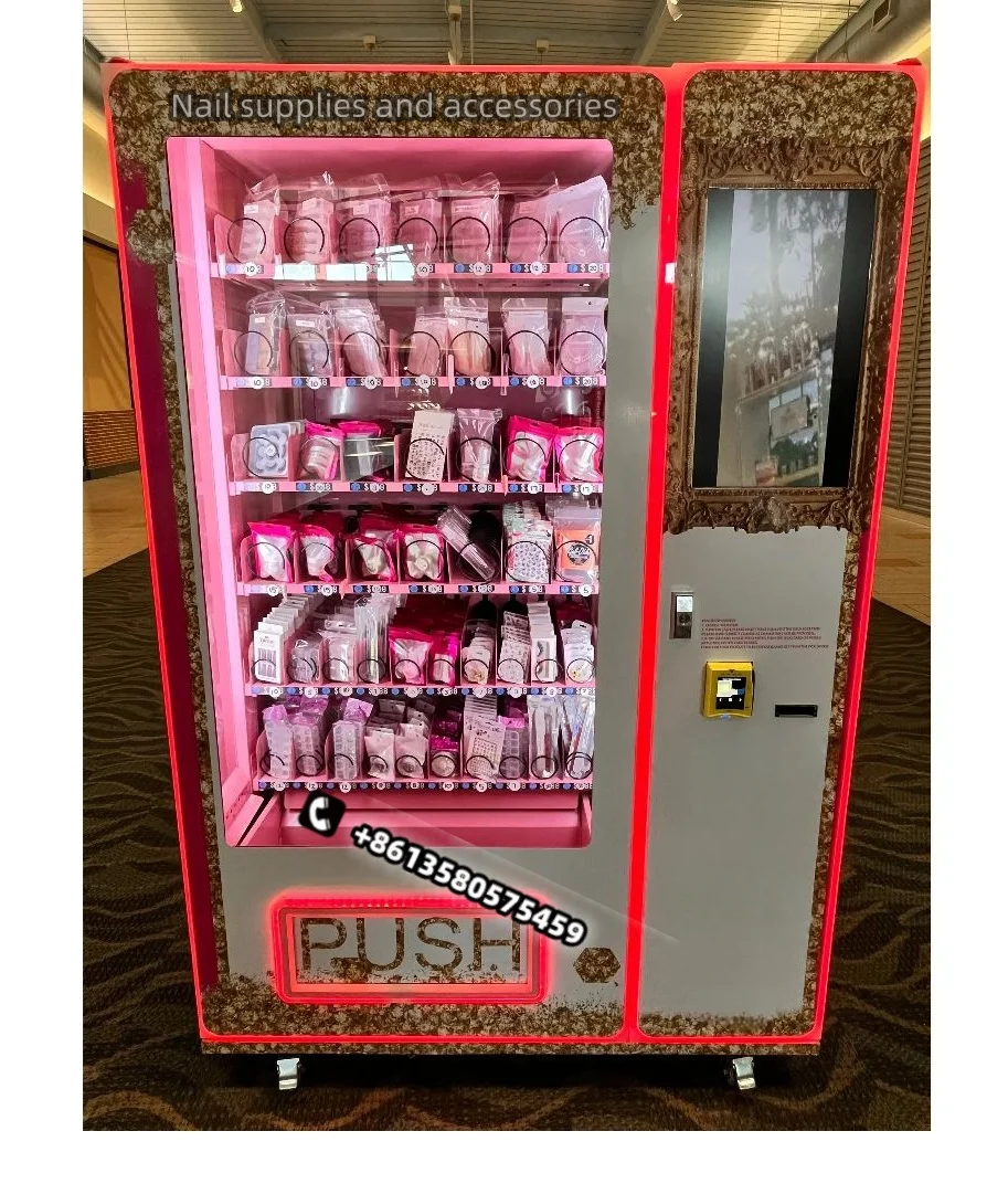 Illustrative example of press on nail vending machine