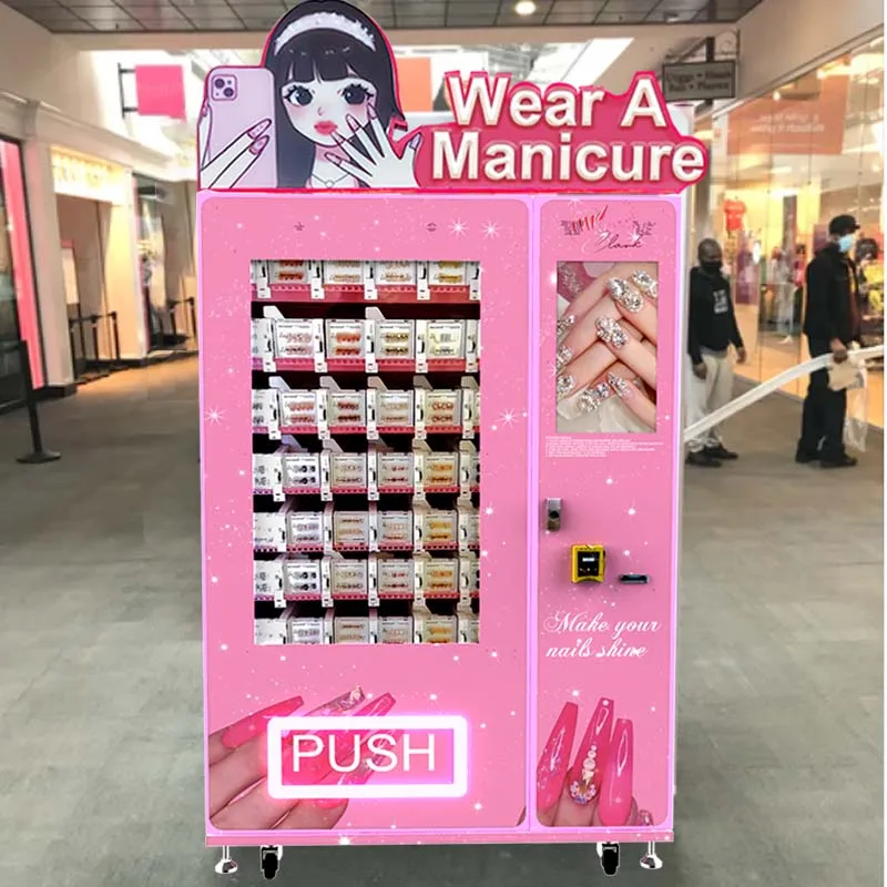 Illustrative example of press on nail vending machine