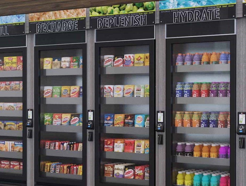 Illustrative example of prestige vending machine