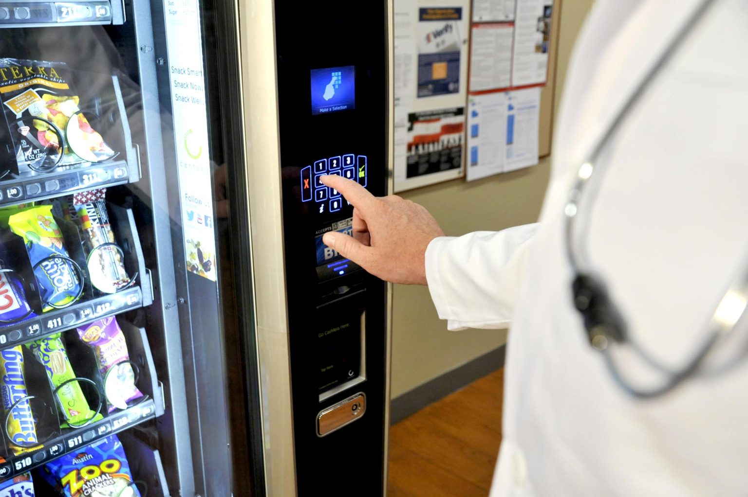 Illustrative example of prestige vending machine