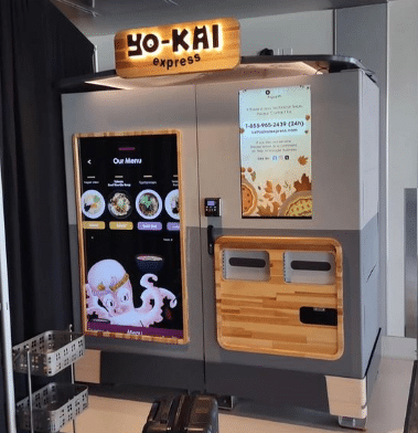 Illustrative example of ramen vending machines