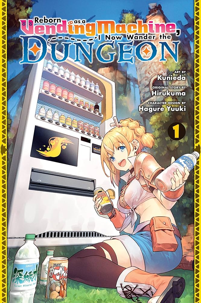 Illustrative example of reborn as a vending machine manga