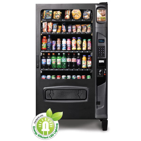Illustrative example of refrigerated snack vending machines