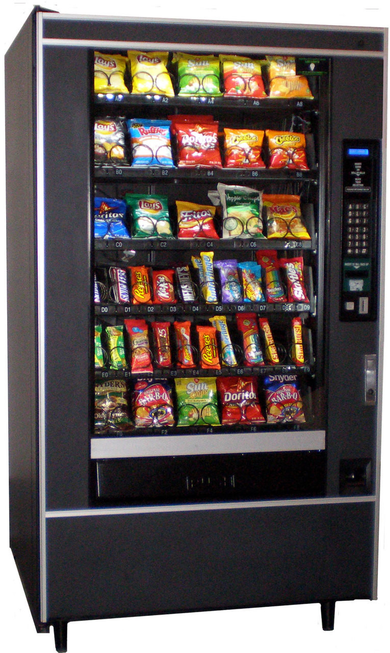 Illustrative example of refurbished vending machines near me