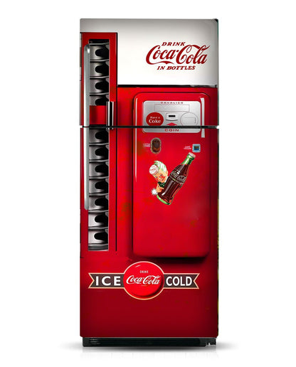 Illustrative example of retro soda vending machine